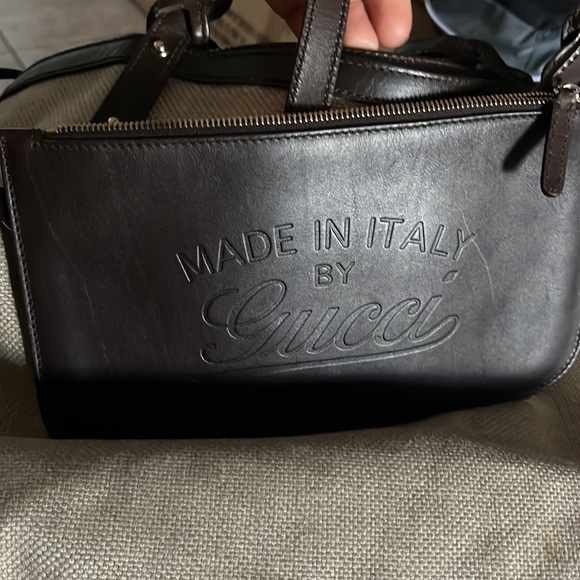 Authentic Gucci bag beige and brown - Picture 3 of 14